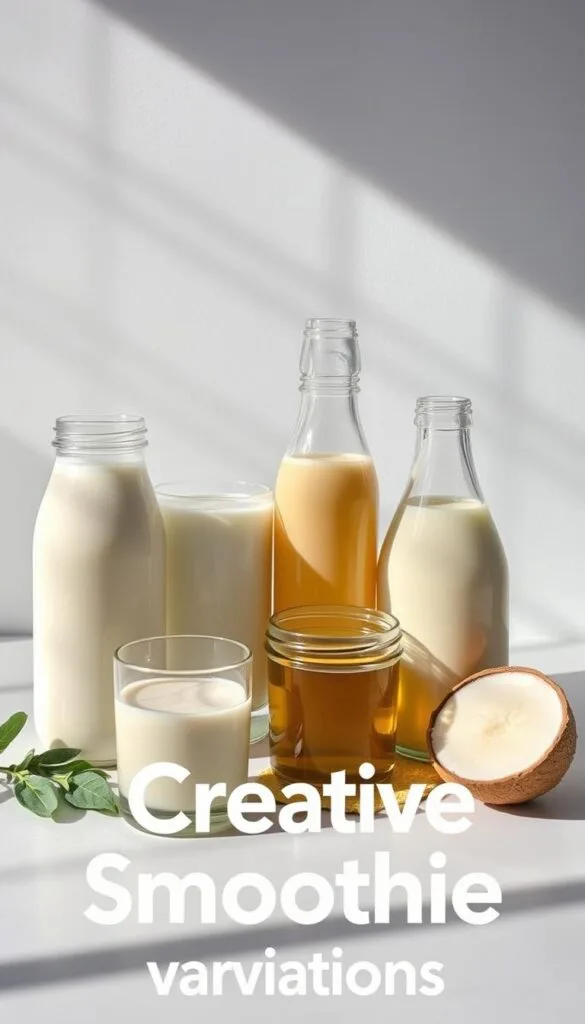alternative liquid choices for smoothie