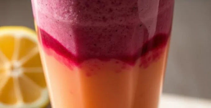 Blackberry Lemonade Breeze Smoothie