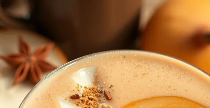 Chai Spiced Pear Delight Smoothie
