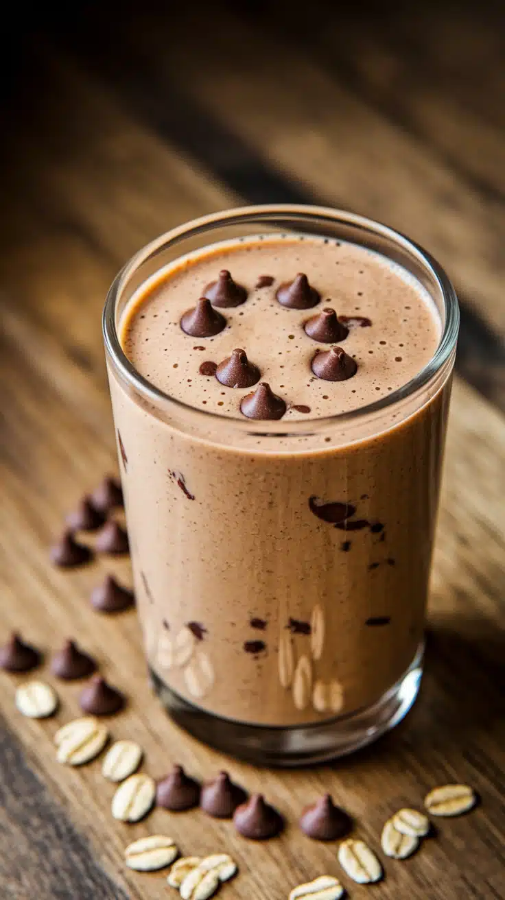 Chocolate Chip Cookie Dough Smoothie