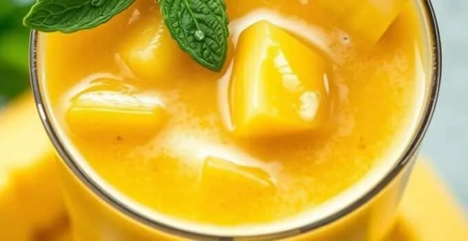 Mango Pineapple Tropical Burst Smoothie