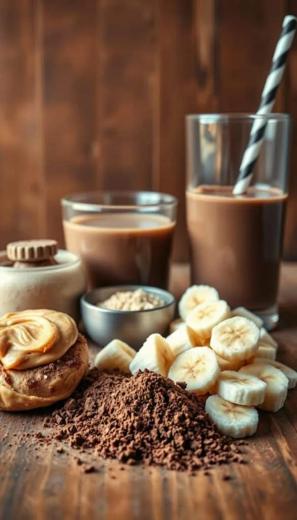 chocolate smoothie ingredients