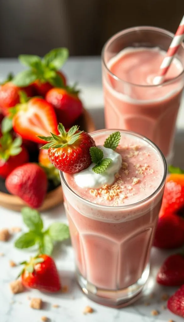 strawberry shortcake smoothie recipe