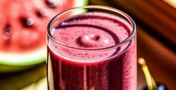 Cherry Watermelon Wave Smoothie