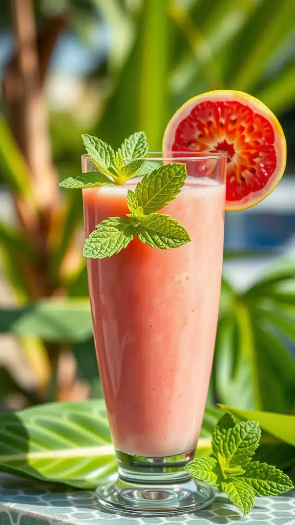 Delicious and Healthy Tropical Guava Smoothie Recipe