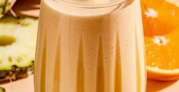 Pineapple Orange Cream Smoothie