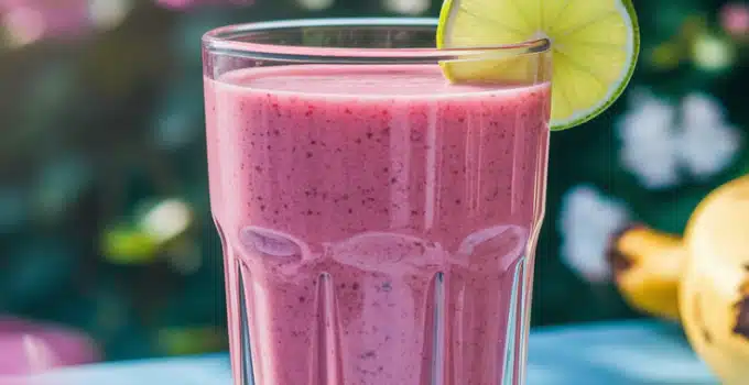 Raspberry Lime Chill Smoothie