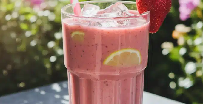 Strawberry Lemonade Splash Smoothie