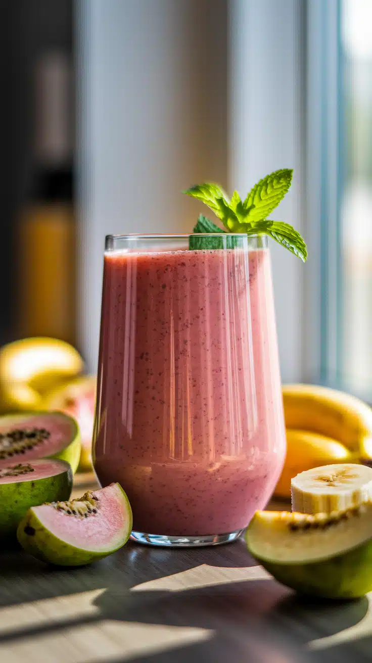 Tropical Guava Glow Smoothie