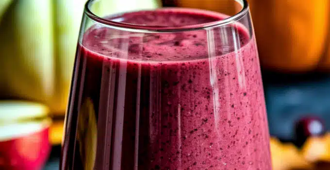 Cranberry Apple Spice Smoothie